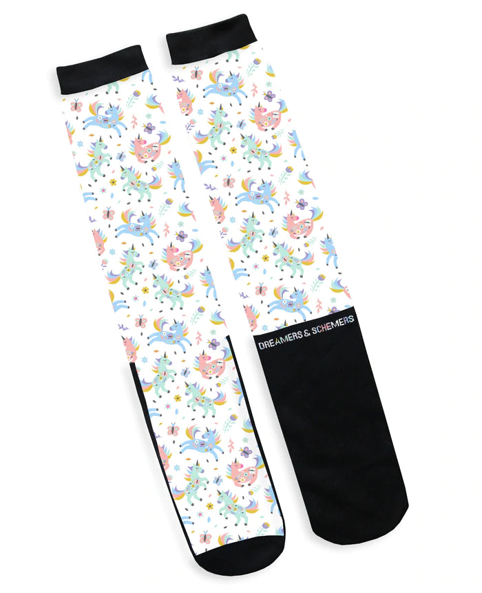 Dreamers & Schemers Boot Socks for Awesome Equestrians Kids/Adults