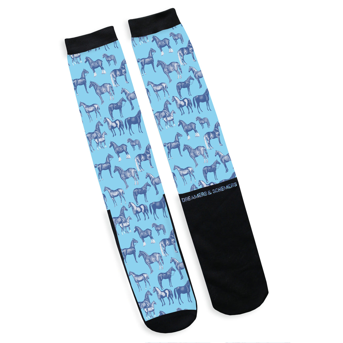 Dreamers & Schemers Boot Socks for Awesome Equestrians Kids/Adults