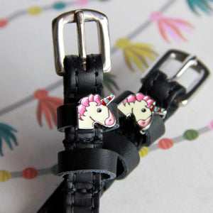 MaryJane Leather Spur Straps