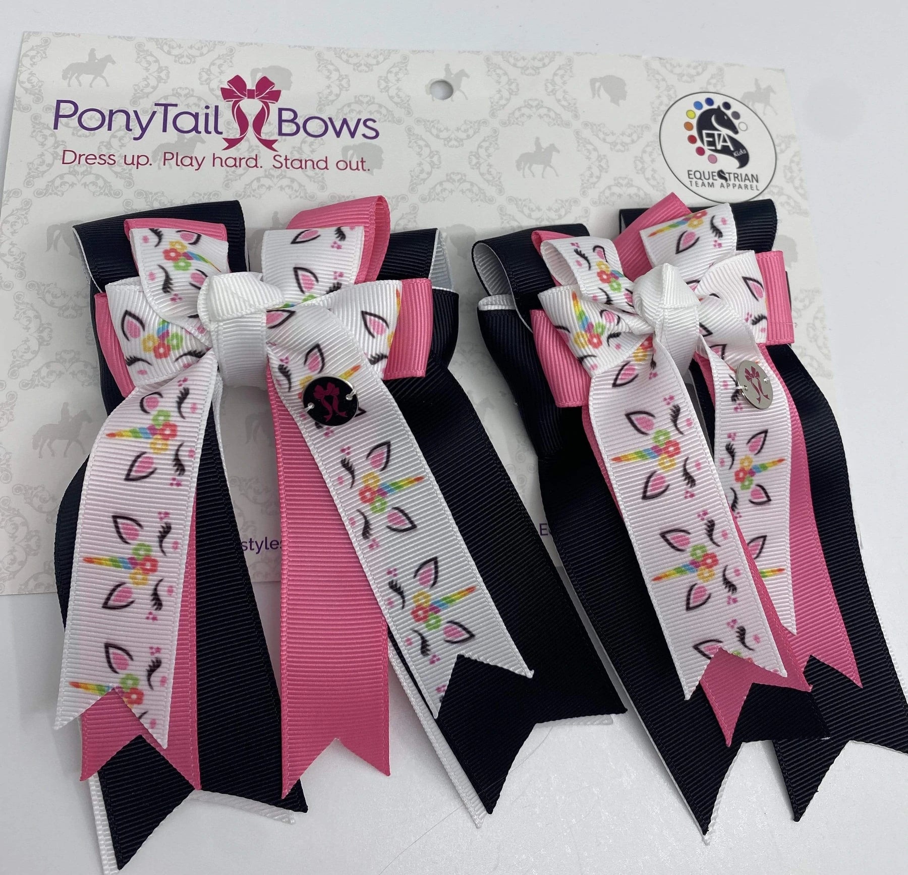 Pony Tail Bows Horse Show Bows for Girls