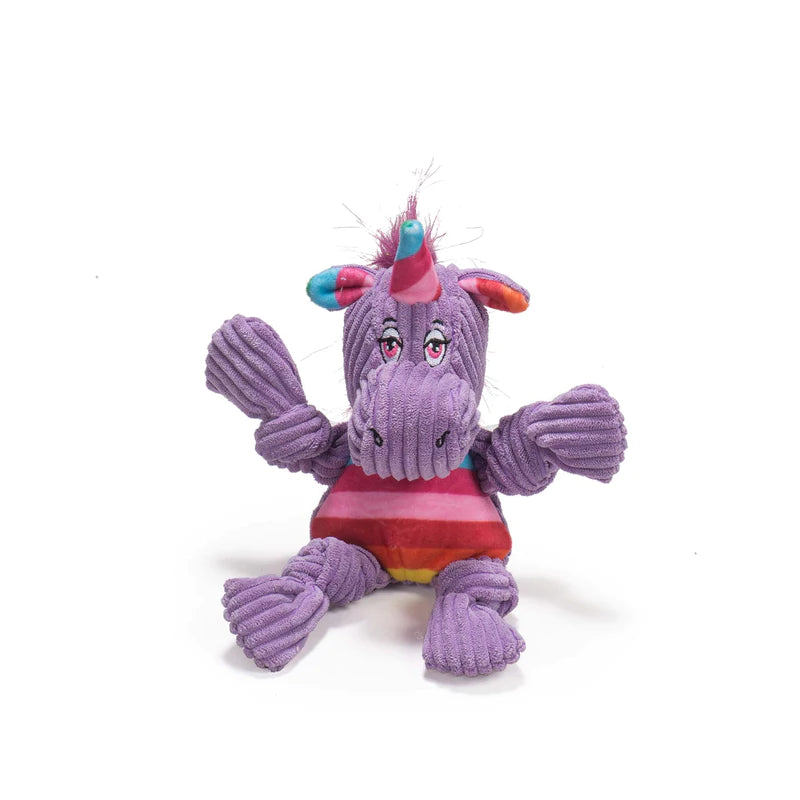 Hugglehounds Rainbow Unicorn Knottie Toy