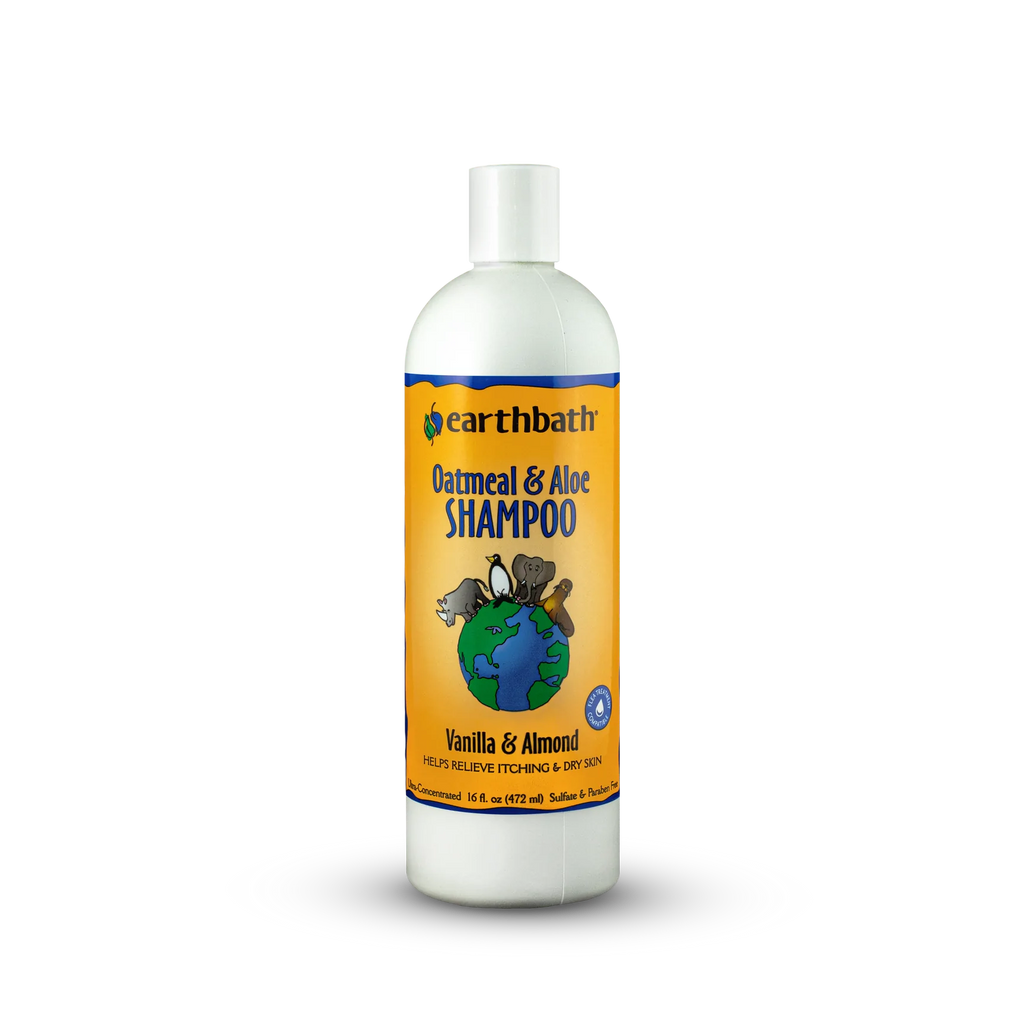 Earthbath Oatmeal and Aloe Vanilla 16 oz Dog Shampoo
