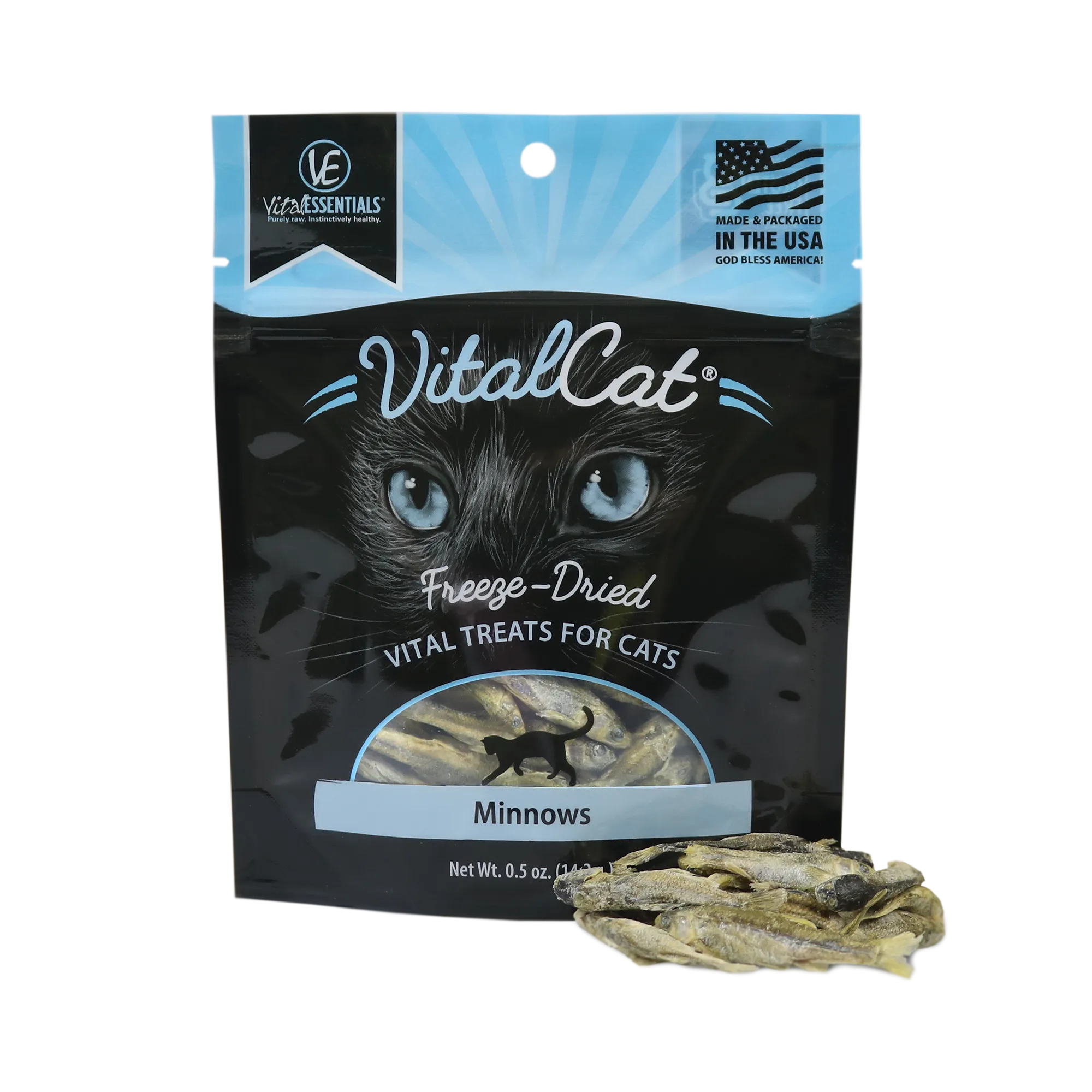 Vital Essential Minnows Cat Treat