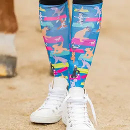 Dreamers & Schemers Boot Socks for Awesome Equestrians Kids/Adults